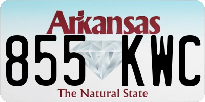 AR license plate 855KWC
