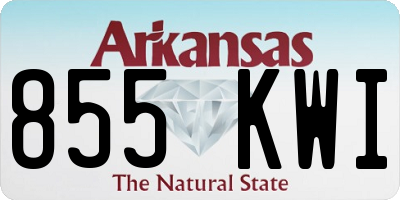 AR license plate 855KWI