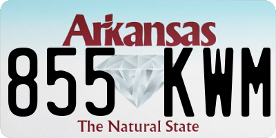 AR license plate 855KWM
