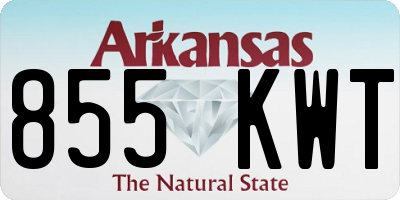AR license plate 855KWT