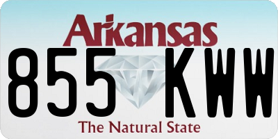 AR license plate 855KWW