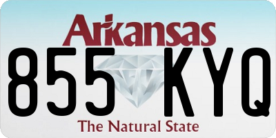 AR license plate 855KYQ