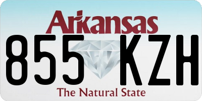 AR license plate 855KZH