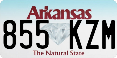 AR license plate 855KZM