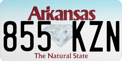 AR license plate 855KZN
