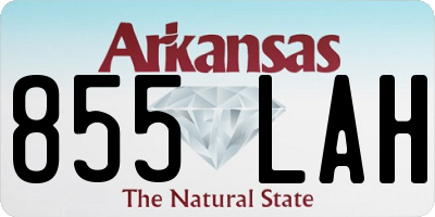 AR license plate 855LAH