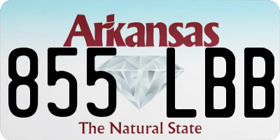 AR license plate 855LBB