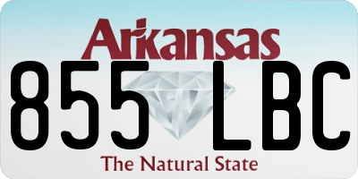 AR license plate 855LBC