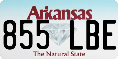 AR license plate 855LBE