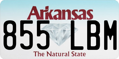 AR license plate 855LBM