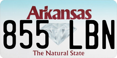 AR license plate 855LBN