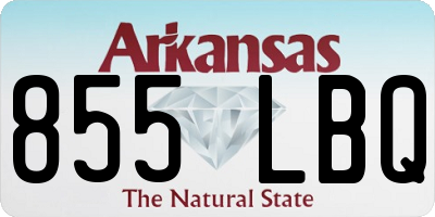 AR license plate 855LBQ