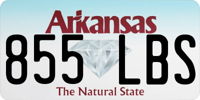 AR license plate 855LBS
