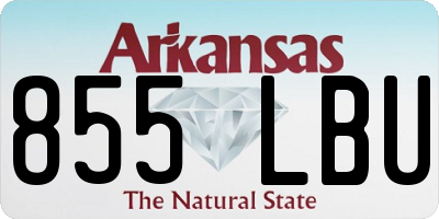 AR license plate 855LBU