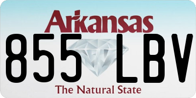 AR license plate 855LBV