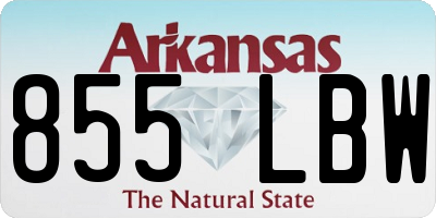 AR license plate 855LBW