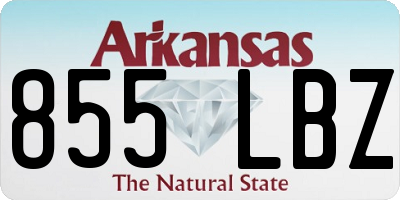 AR license plate 855LBZ