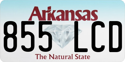 AR license plate 855LCD