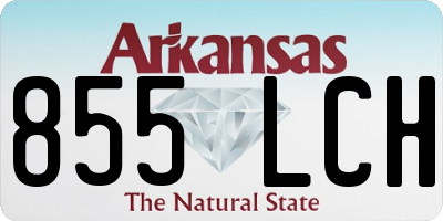 AR license plate 855LCH
