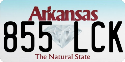 AR license plate 855LCK