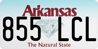 AR license plate 855LCL