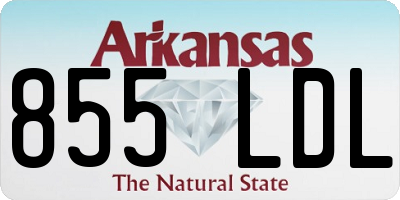 AR license plate 855LDL
