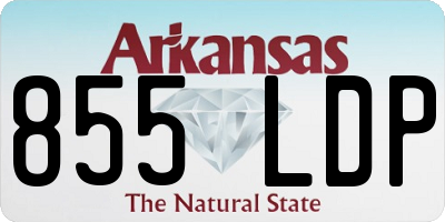 AR license plate 855LDP