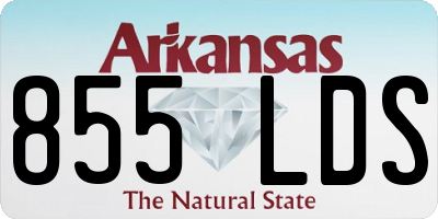 AR license plate 855LDS