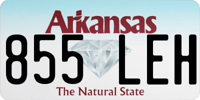 AR license plate 855LEH