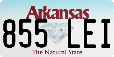 AR license plate 855LEI