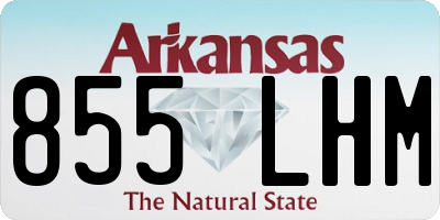 AR license plate 855LHM