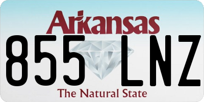 AR license plate 855LNZ