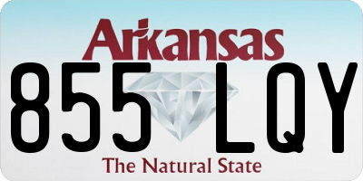 AR license plate 855LQY