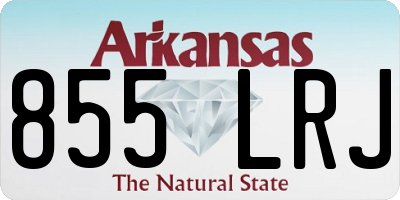 AR license plate 855LRJ