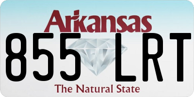 AR license plate 855LRT