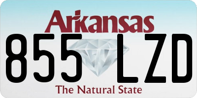 AR license plate 855LZD