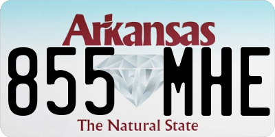 AR license plate 855MHE