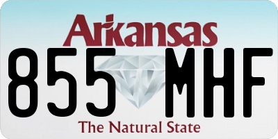 AR license plate 855MHF