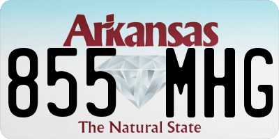 AR license plate 855MHG