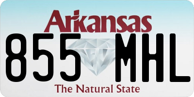 AR license plate 855MHL