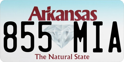 AR license plate 855MIA