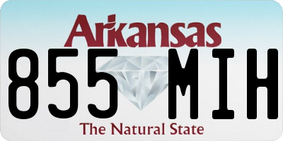 AR license plate 855MIH