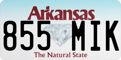 AR license plate 855MIK