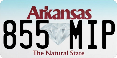 AR license plate 855MIP