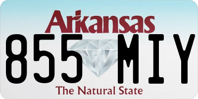 AR license plate 855MIY