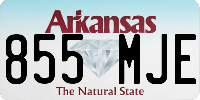 AR license plate 855MJE