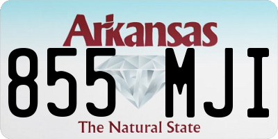 AR license plate 855MJI