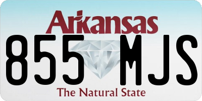 AR license plate 855MJS