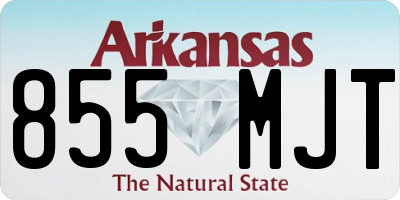 AR license plate 855MJT