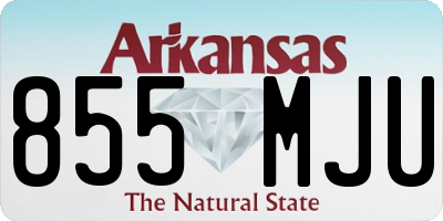 AR license plate 855MJU